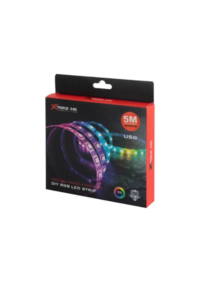XTRIKE ME Xtrike Me RGB LED Strip - 5 m - HT-5050 B5 - Image 2