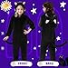 Joycover Cat Costume For Girls Black Cat Costume For Girls Kids Dress Up Onesie Cat Noir Costume Role Play Halloween Costumes For Kids Aged 56 Size S - Image 3