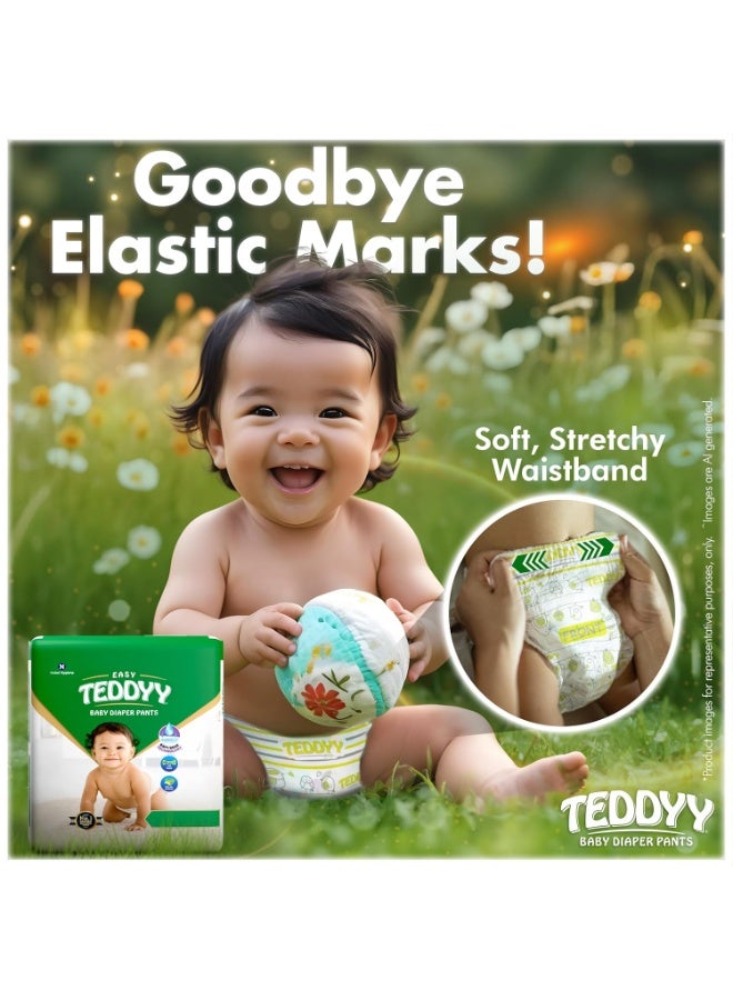تيدي حفاضات تيدي بيبي سهلة الاستخدام، صغيرة، 78 قطعة (عبوة من قطعة واحدة)، 4-8 كجم، 10 ساعات من الحماية من التسرب، مضادة للبكتيريا - Image 3