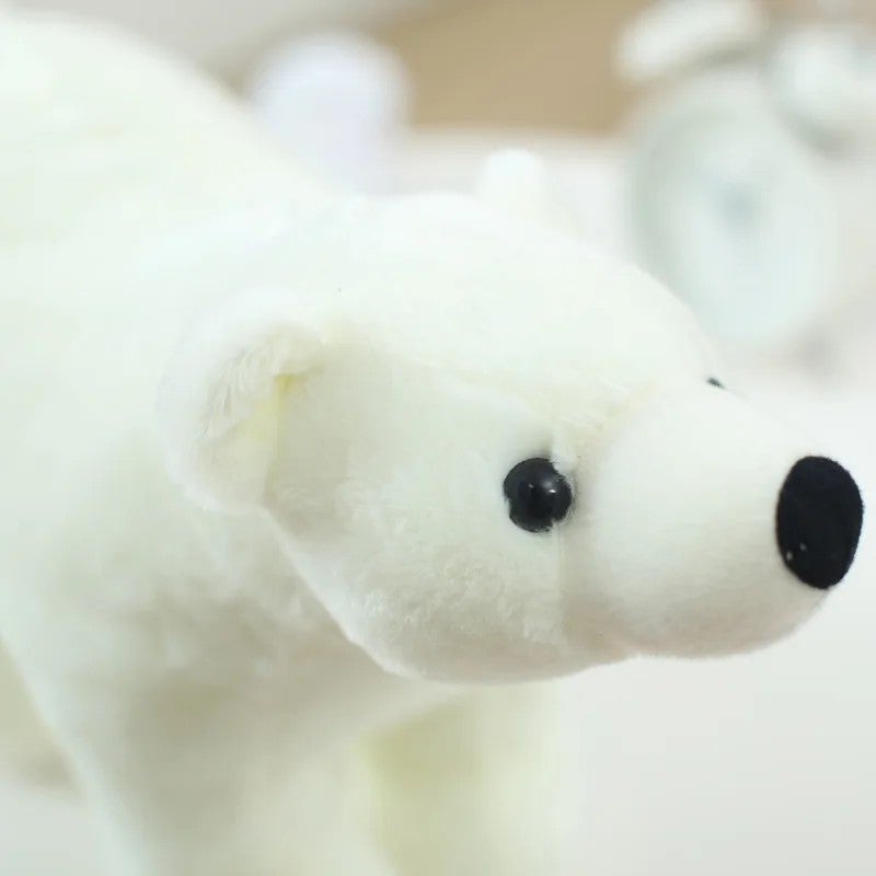 Y&D Cute Plush Stuffed Animal Toys - White Polar Bear Soft Cuddly Toy for Kids, Perfect Gift for Children - Image 5