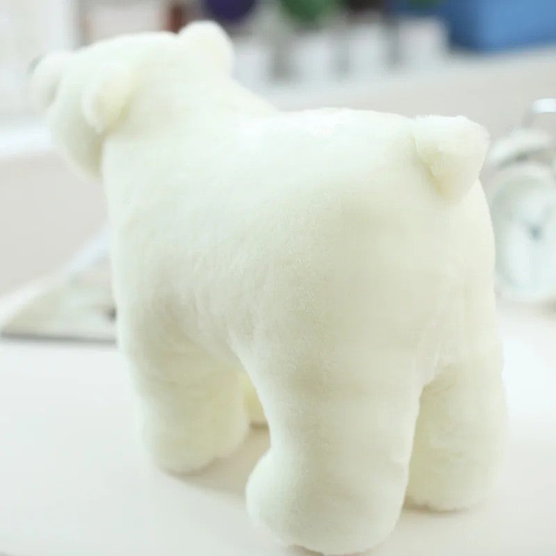 Y&D Cute Plush Stuffed Animal Toys - White Polar Bear Soft Cuddly Toy for Kids, Perfect Gift for Children - Image 4