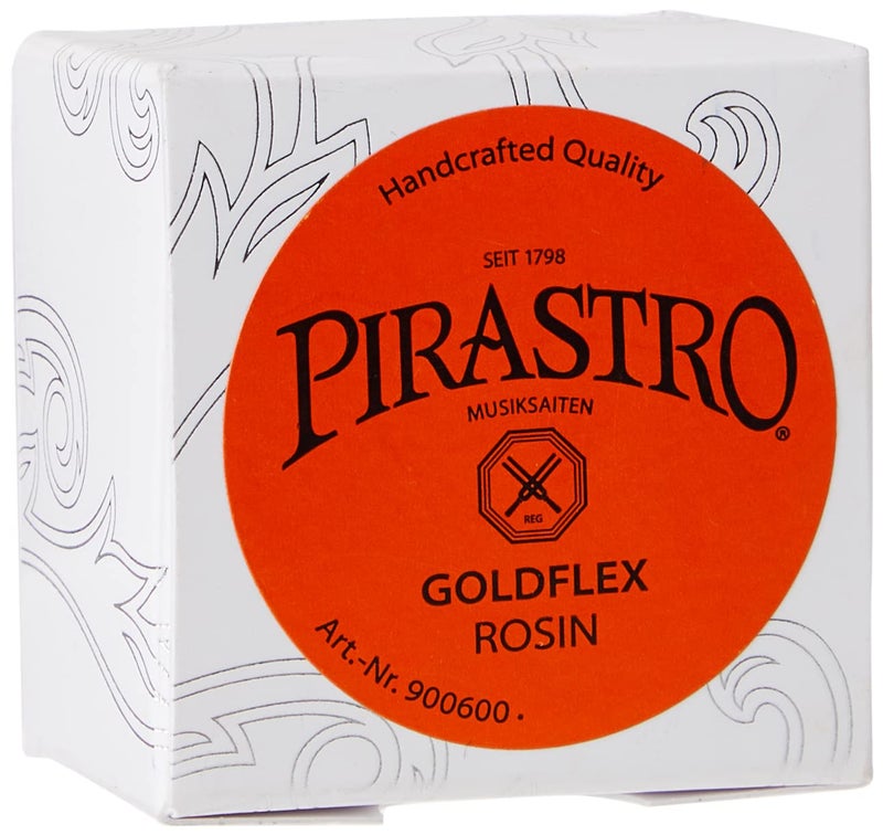 Pirastro P900600 Violin Rosin Goldflex, Handcrafted Quality for Professional and Student Violin Players, Premium Rosin Made with Natural Resin for Musicians - Image 1