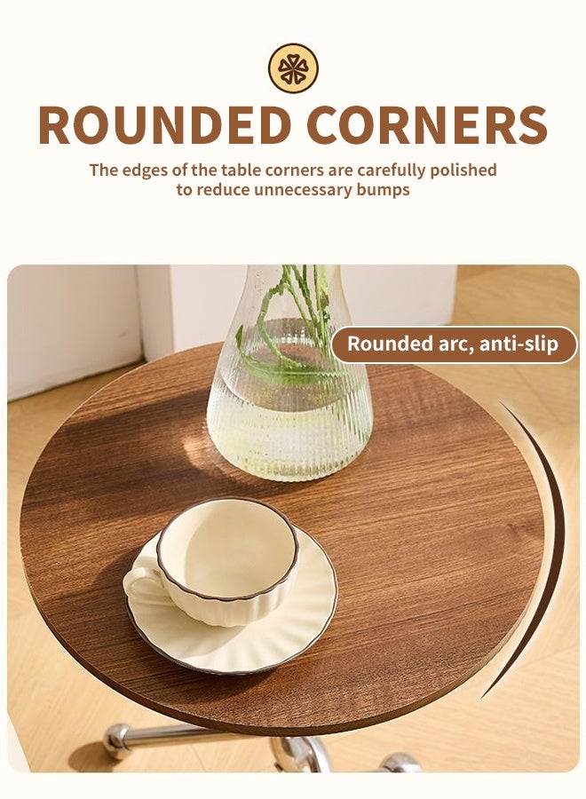 Generic Sofa Side Table, Minimalist Modern End Table, Coffee Table with Spherical Base, Sophisticated Accent Table for Home, Office, Apartment, Cafe  - Image 4