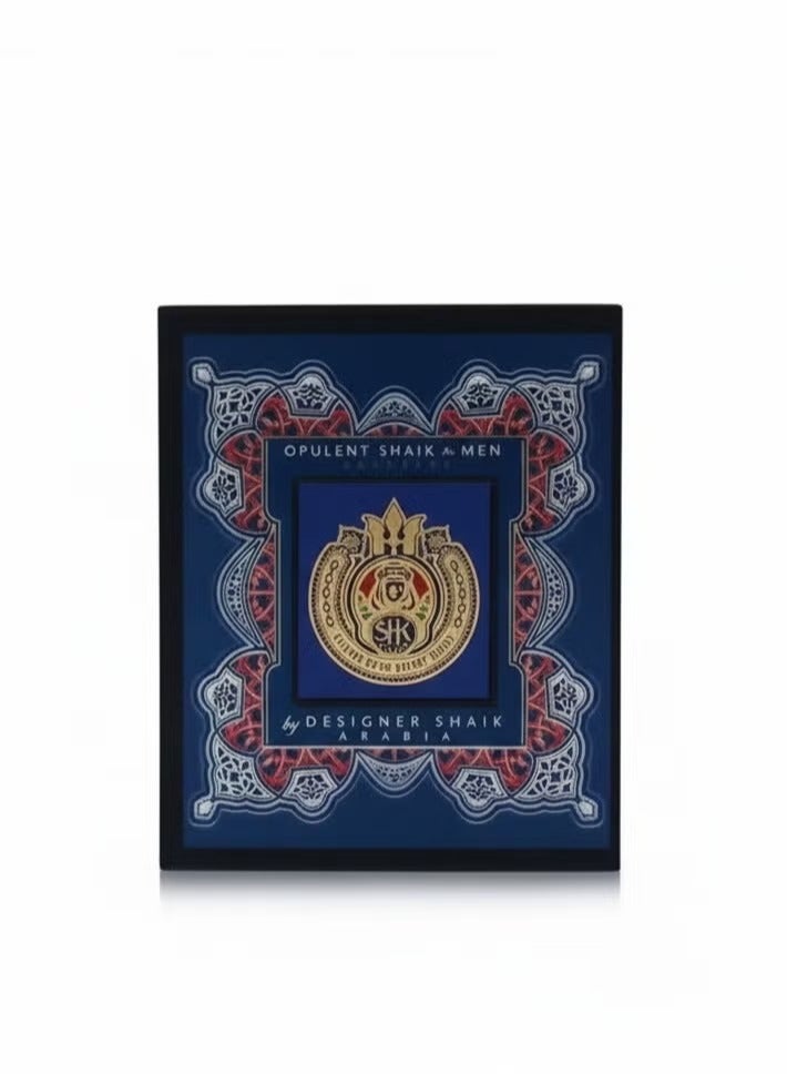 شيك مجموعة عطر Shaik أوبيولنت رقم 77 سافير أو دي بارفان 100 مل – مجموعة عطر فاخرة - Image 2