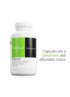Davinci Labs Perna Dietary Supplement To Support Connective Tissue Health Joint Comfort And Collagen Production* With Perna Canaliculus And Alfalfa Leaf 180 Capsules  - Image 5