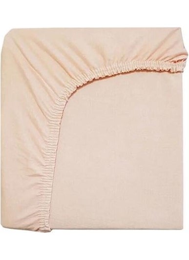 Cotenconcept 3 Pieces 65X95 cm Mother's Side Elastic Combed Cotton Fabric Baby Bedsheet  - Image 2