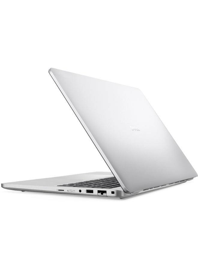 ديل Pro 16 Plus DB16250 Laptop With 16 Inch Full HD (1920x1080) Display,  Intel Core Ultra 7-258V Processor/32GB RAM DDR5/1TB SSD/Intel Graphics/Windows 11 Pro/ English/Arabic Platinum silver - Image 4