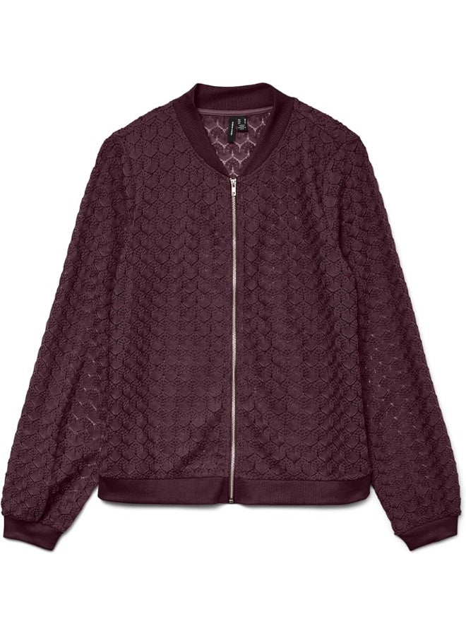 Vmbecca Ls Bomber Lace Top Jrs