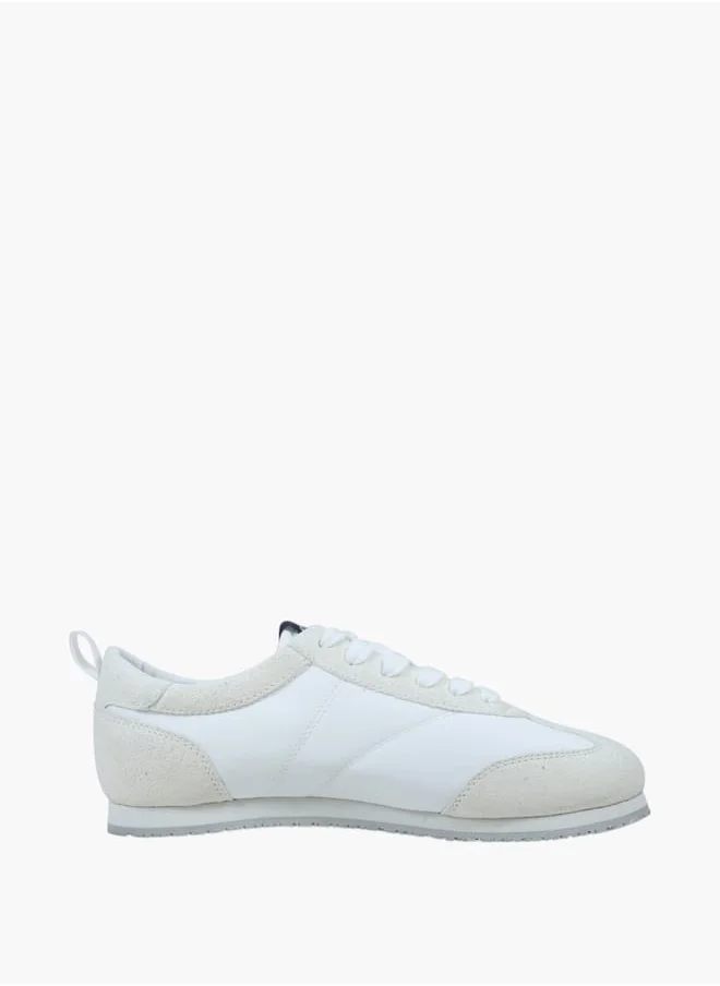 جاب Women's Panelled Sneakers with Lace-Up Closure - MIAMI