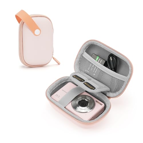 SQERO Digital Camera Case for CAMKORY DC403 FHD 1080P/ KODAK PIXPRO FZ55/ FZ45/ STUOGYUM DC402-AF, SD Card Storage Travel Carrying Cute Case Bag Small - Image 1