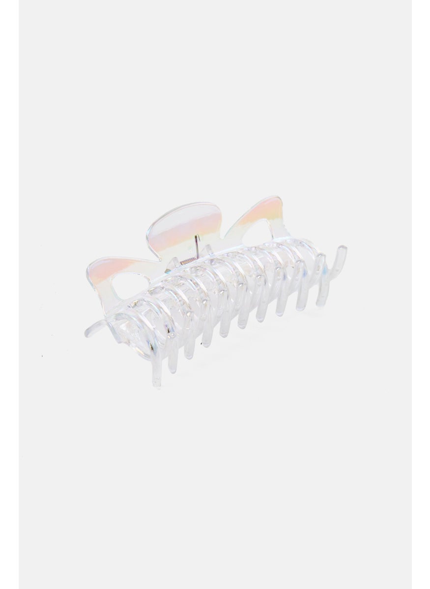 Orly Fashion Accessories Metallic Hair Claw Clips, Transparent  - Image 1