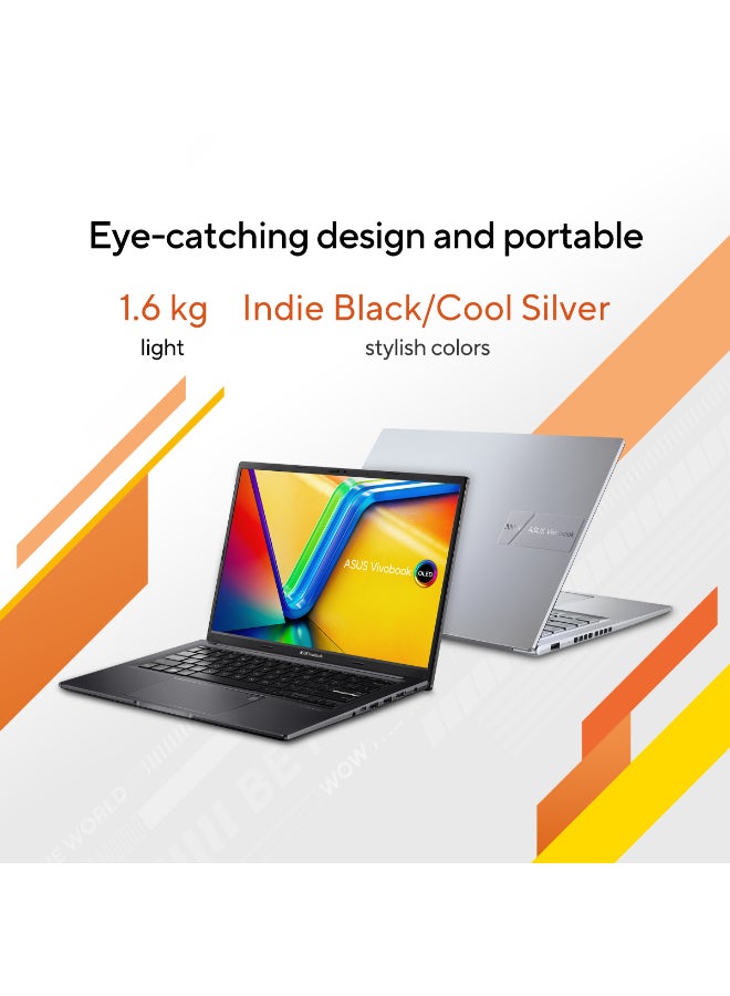 ASUS Vivobook Laptop With 14-Inch Display,AMD Ryzen 5 150/16GB/512GB SSD/AMD Radeon Graphics/Windows 11 Indie Black - Image 5
