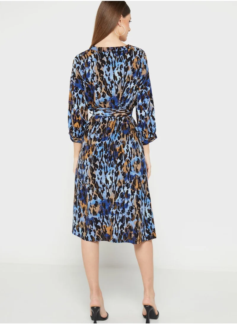 VERO MODA V-Neck Printed Dress