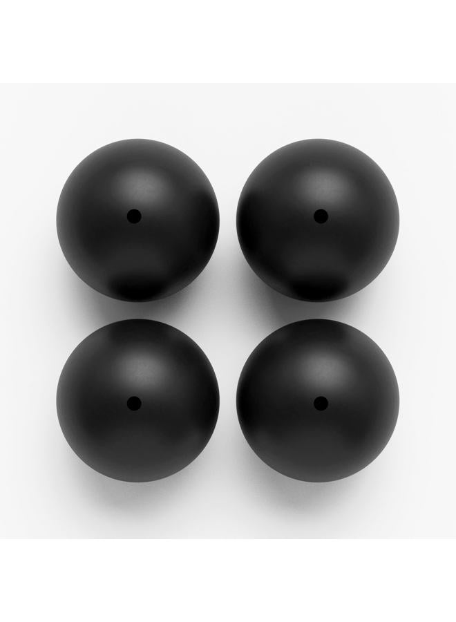 glacio Round Ice Cube Molds – Whiskey Sphere Maker – Makes 2.5 Inch Ice Balls – 4 Pack - Image 5