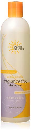 Earth Science Fragrance Free Shampoo with mild coconut-based cleansers for sensitive scalp & hair — 12 oz. (Pack of 2) - Image 5