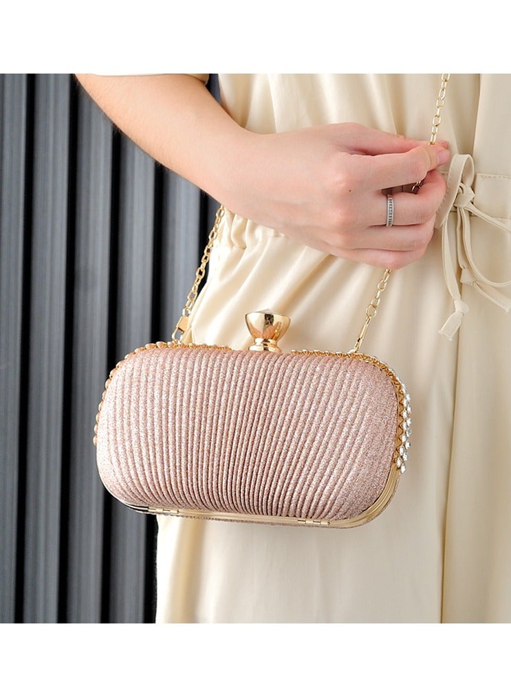 Miluraining Women Clutch Bag Evening Bag Purse with rhinestone diamond decoration decoration Small Crossbody Bag Handbag Shoulder Bag Satchel Bags Suitable for Party Prom Wedding - Image 1