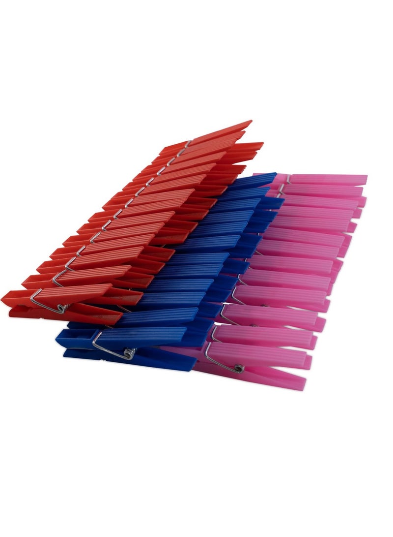 Pan Home Fancy 90-piece Clothes Peg Set with Basket - Multi - Image 2