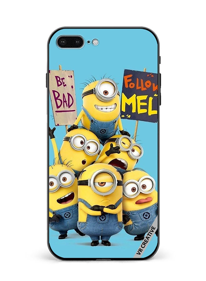 VR CREATIVE Protective Case Cover For Apple iPhone 7 Plus/8 Plus Be Bad Follow Mel Design Multicolour - Image 1