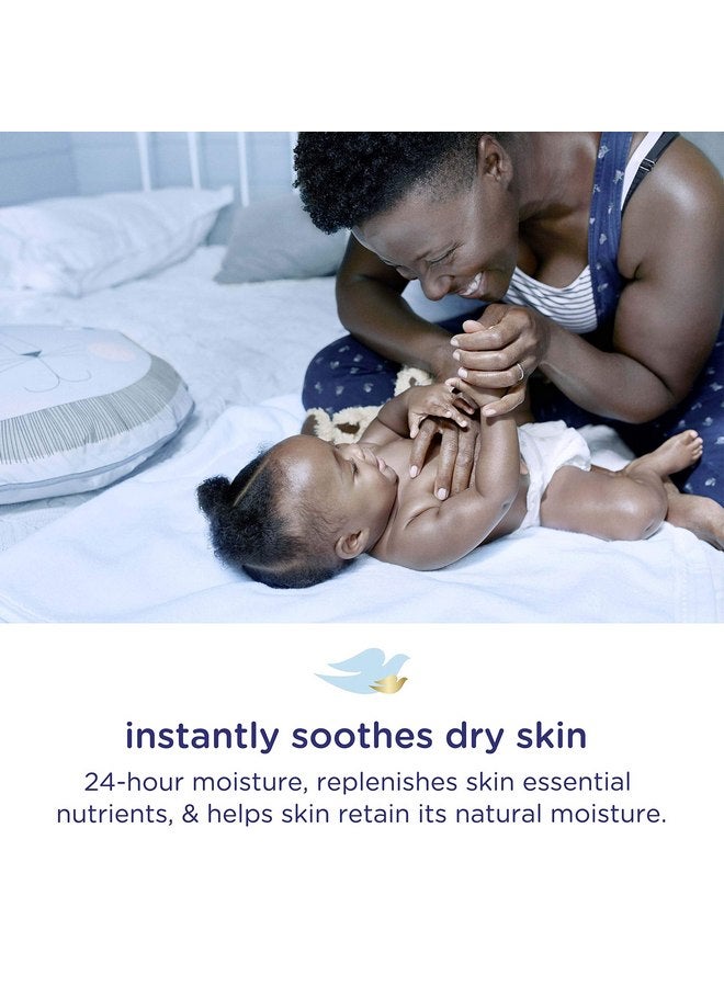 بيبي دوف لوشن الجسم للعناية بالبشرة الحساسة من بيبي دوف لترطيب البشرة الرقيقة للطفل مع مرطب يدوم 24 ساعة، 20 أونصة سائلة (قد تختلف العبوة) - Image 5