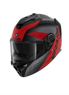 Shark Spartan Gt Elgen Mat Black Anthracite Red