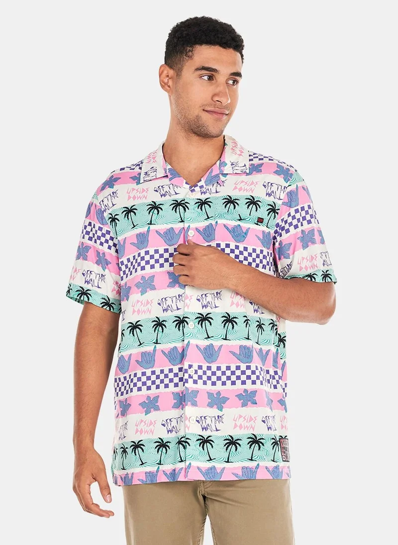 VANS Men's x Stranger Things California Stripe Shirt