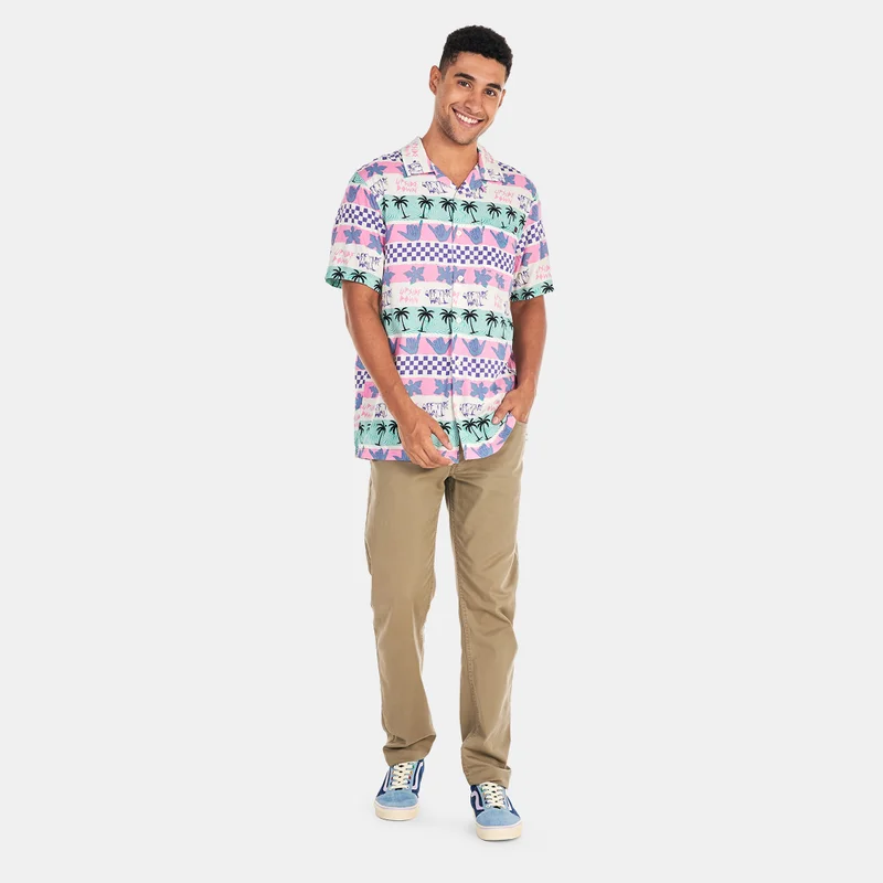 VANS Men's x Stranger Things California Stripe Shirt