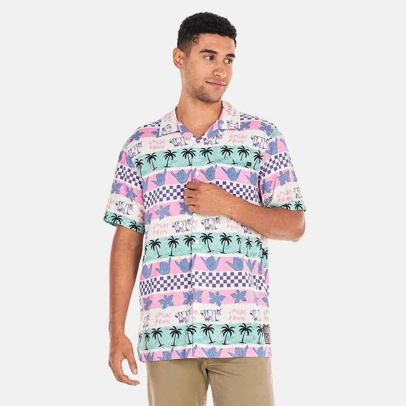 VANS Men's x Stranger Things California Stripe Shirt