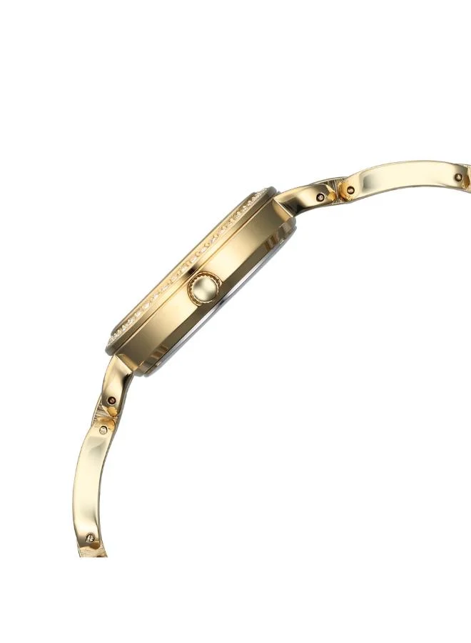 تيتان Women Analog Display Watch With Gold Stainless Steel Strap - 95305YM01