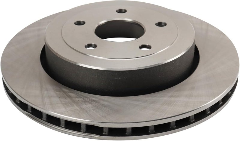 TRQ Rear Brake Rotor Set Vented Compatible with 2006-2010 Jeep Grand Cherokee - Image 4