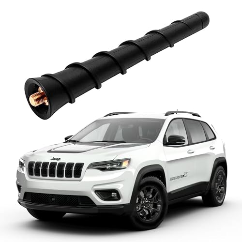 VOFONO 4.5 Inch Antenna for Jeep Cherokee Grand Cherokee Compass Renegade, Dodge Durango Dart Avenger Chrysler Fiat Journey Car Roof Jeep Accessories Antenna Replacement 5091100AA 68297936AA 5091100AB - Image 1