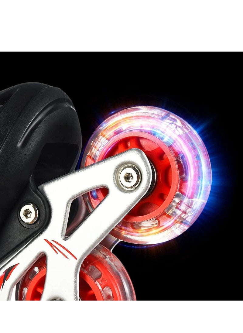 أفضل أحذية التزلج المضمنة ذات العجلات LED للأناقة والرؤية