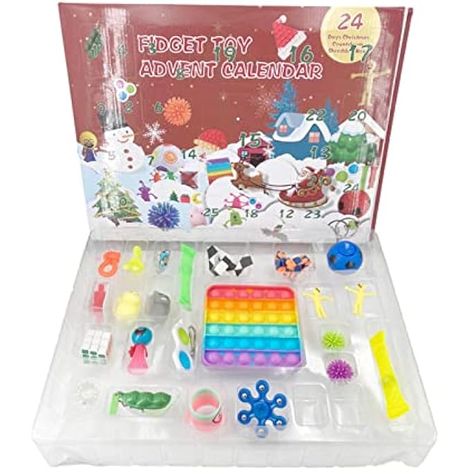 N.C NC Decompression toy set vent decompression children's toys anxiety relief cube bean noodles Rainbow Ball - Image 2