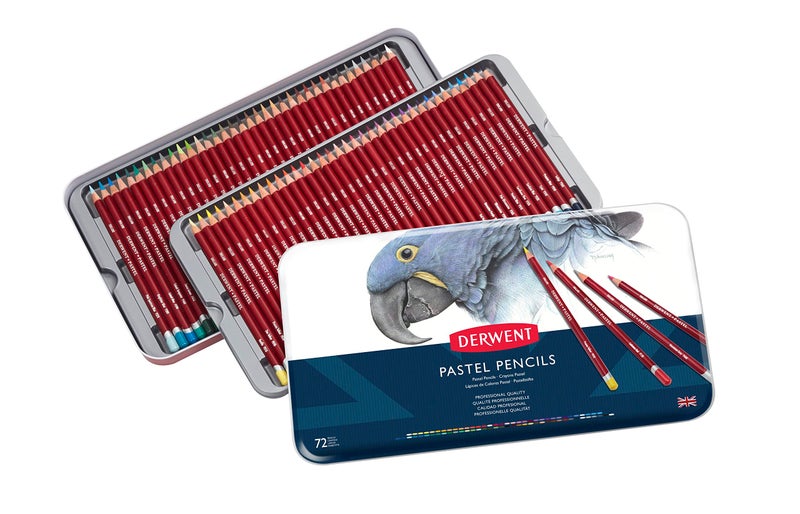 DERWENT Pastel Pencils Tin (Set of 72) - Image 1