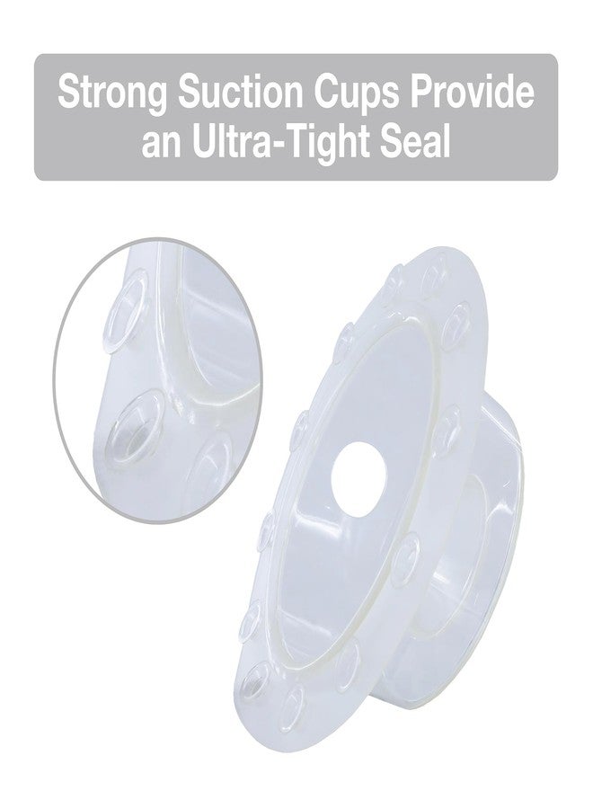 دانكو غطاء تصريف حوض الاستحمام للحمامات الكبيرة، ومستلزمات الحمامات، والسبا، ومستلزمات الاستحمام، شفاف (12078) - Image 4