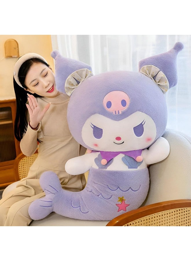 Tickles Anime Mermaid Soft Stuffed Plush Animal Toy for Kids Boys & Girls Birthday Gifts (Size: 35 cm Color: Purple) - Image 2