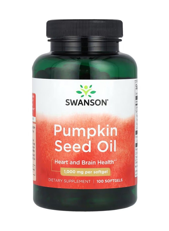 Swanson, Pumpkin Seed Oil, 1,000 mg, 100 Softgels