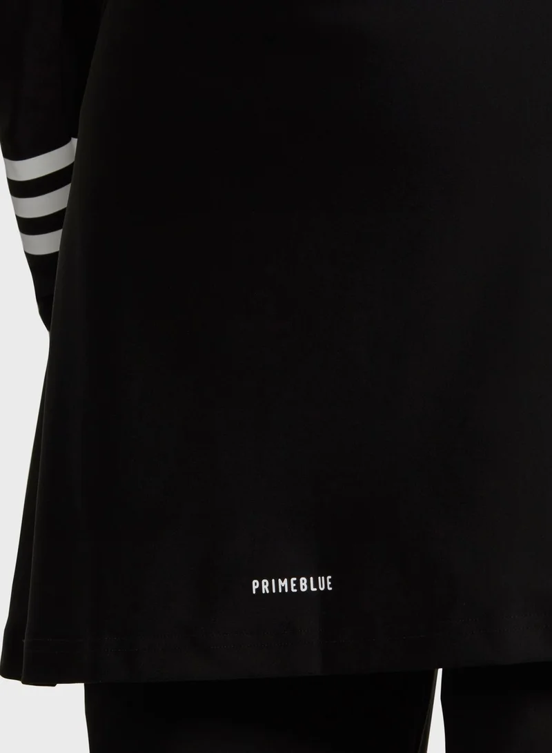 Adidas 3 Stripe Swim Top