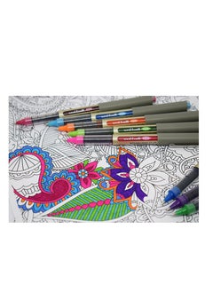 Uniball 12-Piece Eye Fine Roller Pen 0.7mm Tip Violet Ink  - Image 3