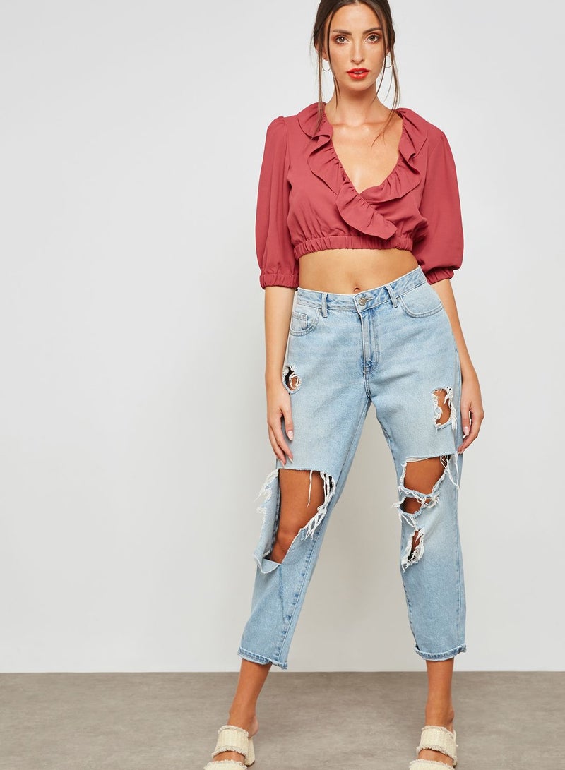 توب شوب بلوزة قصيرة - Image 4