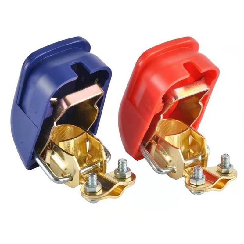 Ready Supply of Battery Power-Off Protection Pile Head Battery Clip Quick Disassembly Battery Clip Head Pure Copper Clip Head(Pure Copper 1.2mm) - Image 2