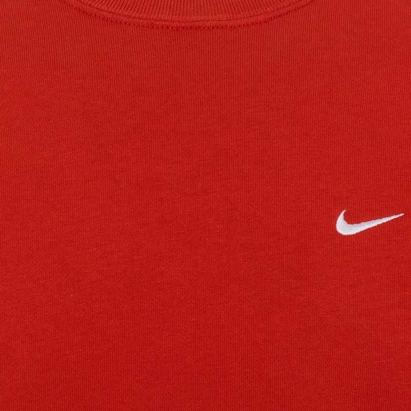 Nike Red Men's Solo Swoosh Fleece Sweatshirt for Men | Best Price UAE
