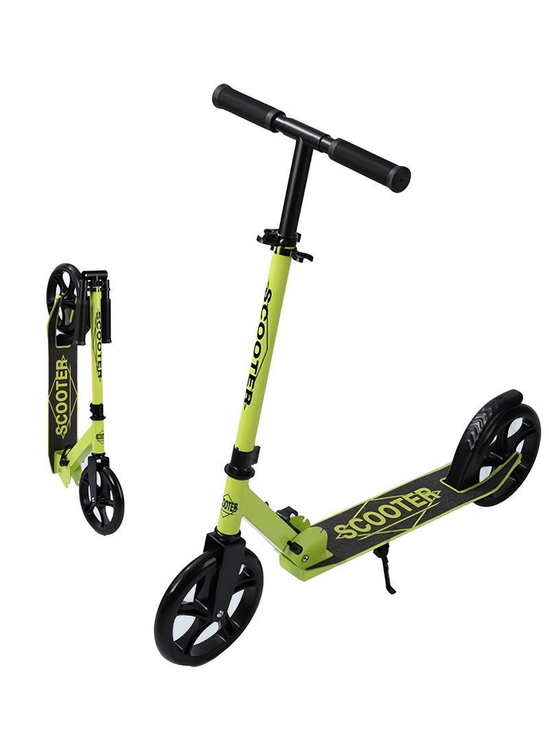 ما بيبي سكوتر ركل للأطفال، سكوتر قابل للطي بعجلتين مع مقود قابل للتعديل، للأولاد والبنات من سن 7 إلى 18 عامًا - Image 1