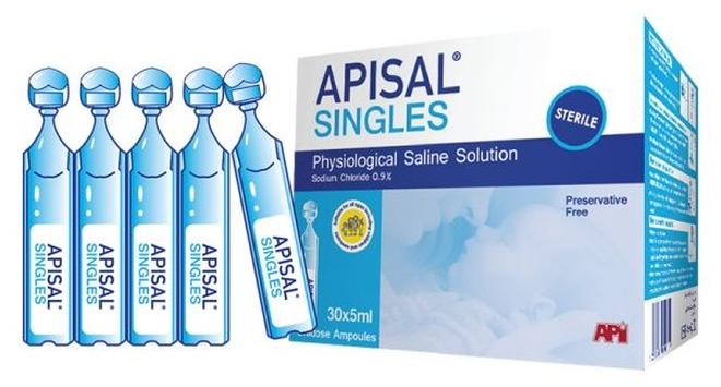 API Sal Singles Saline Solution 5Ml 30S