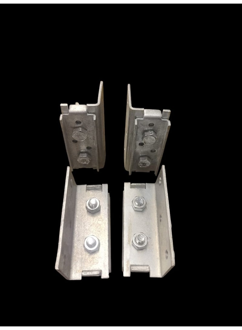 Bed Mount Alloy Brackets – Heavy-Duty Steel Bed Frame Mounts, 15 cm