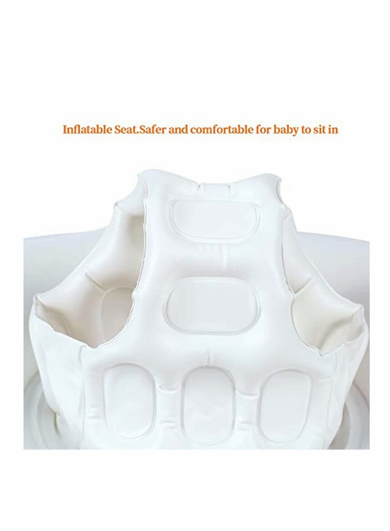 KASTWAVE Swimming Ring Baby Float Seat Inflatable Baby Pool Swim Ring Float Infant Toddler Swimming Ring with Handles - Image 3