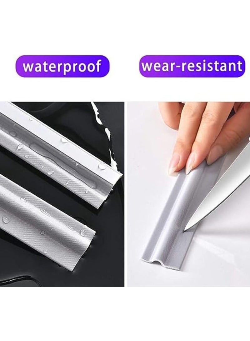 مزاجك شريط عازل للطقس مقاس 78.74 بوصة، شريط عازل ذاتي اللصق للنافذة، سدادة رغوية لفجوات النوافذ، شريط عازل للصوت للشتاء للنوافذ والأبواب (رمادي) - Image 4