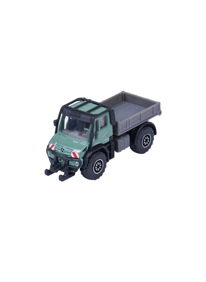 Majorette Farm Premium Unimog U530, 1:64 Scale Officially Licensed Mercedes-Benz Farm Vehicle, Approx. 7 cm Diecast Toy Car with Freewheel and Moving Parts, Ages 3+ - Image 3