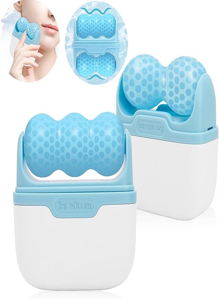 Face and body ice roller, ice massager for eye face puffiness, migraine, pain relief, facial skin care product, treatment tool, portable skin care beauty tool - Image 1