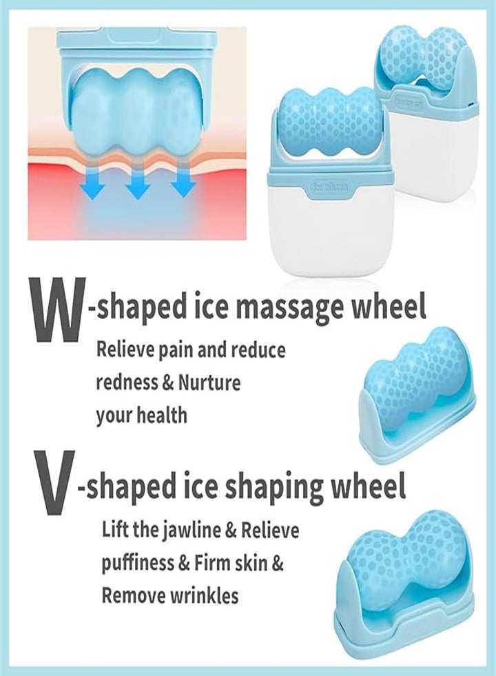 Face and body ice roller, ice massager for eye face puffiness, migraine, pain relief, facial skin care product, treatment tool, portable skin care beauty tool - Image 4