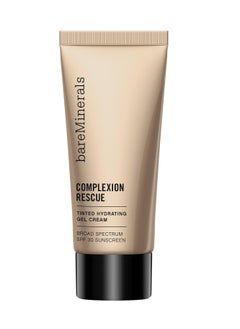 bareMinerals bareMinerals Complexion Rescue Tinted Moisturizer for Face with SPF 30, Vegan Tinted Mineral Sunscreen with Hyaluronic Acid, Mini Size, Suede 04 